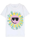 Kids Circle Logo T Shirt White TU8B21 Z0434 100 - STELLA MCCARTNEY - BALAAN 2