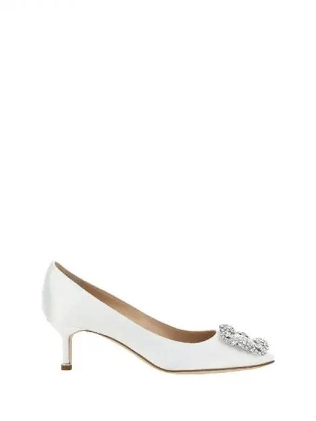 Hangisi Jewel Buckle Satin Pumps Heels 271695 - MANOLO BLAHNIK - BALAAN 1