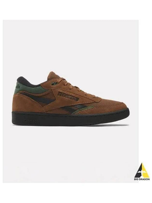 Club C Mid II Revenge Vintage Low Top Sneakers Brown - REEBOK - BALAAN 2