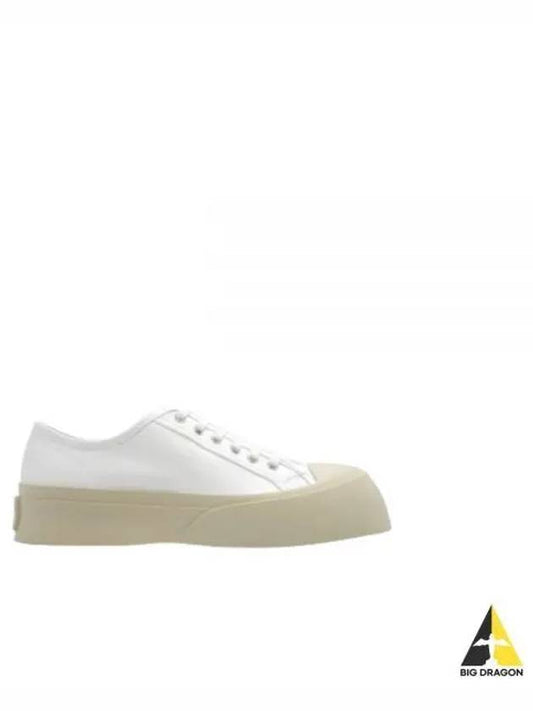 Pablo Platform Nappa Leather Low Top Sneakers Lilywhite - MARNI - BALAAN 2