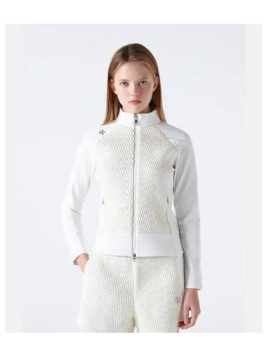 Women s Padded Hybrid Regular Jacket Ivory SP422SPDO7 - DESCENTE - BALAAN 1