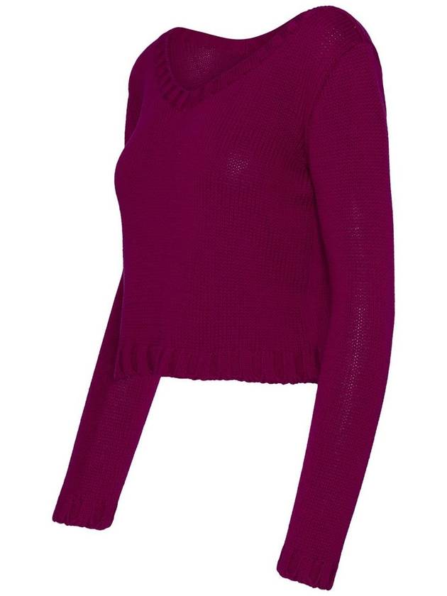 Charlott Fuchsia Cotton Sweater - CHARLOTT - BALAAN 2