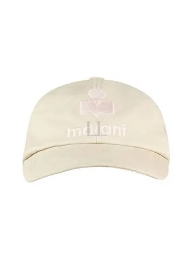 Tyron Logo Cotton Ball Cap Ecru Pink - ISABEL MARANT - BALAAN 2