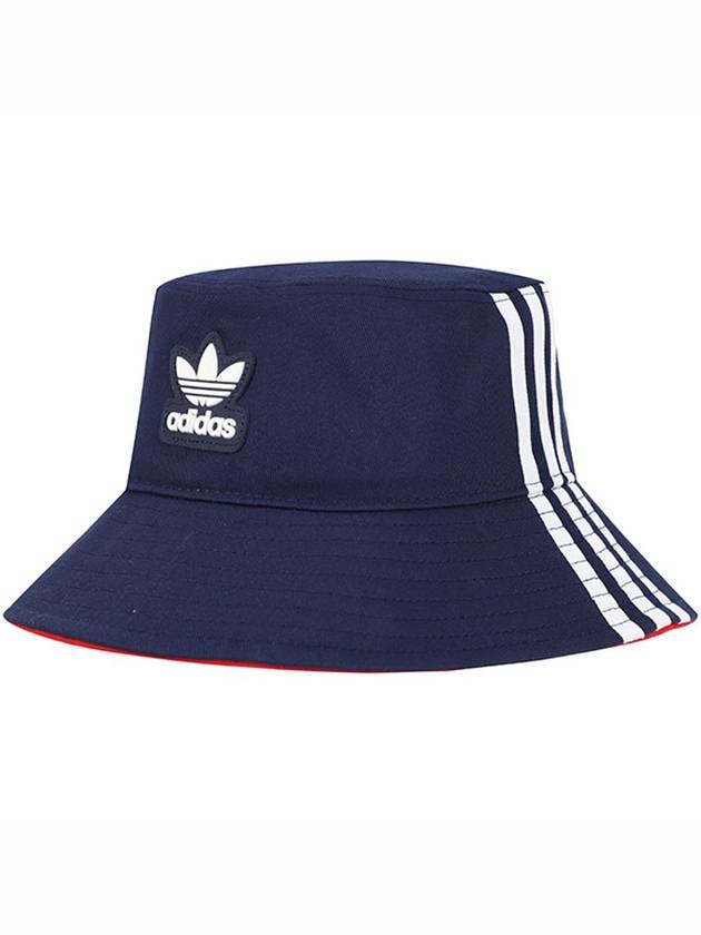 Adicolor 3 Stripes Bucket Hat Navy - ADIDAS - BALAAN 1