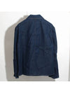 Pocket Workwear Denim Jacket Navy - LOEWE - BALAAN 3