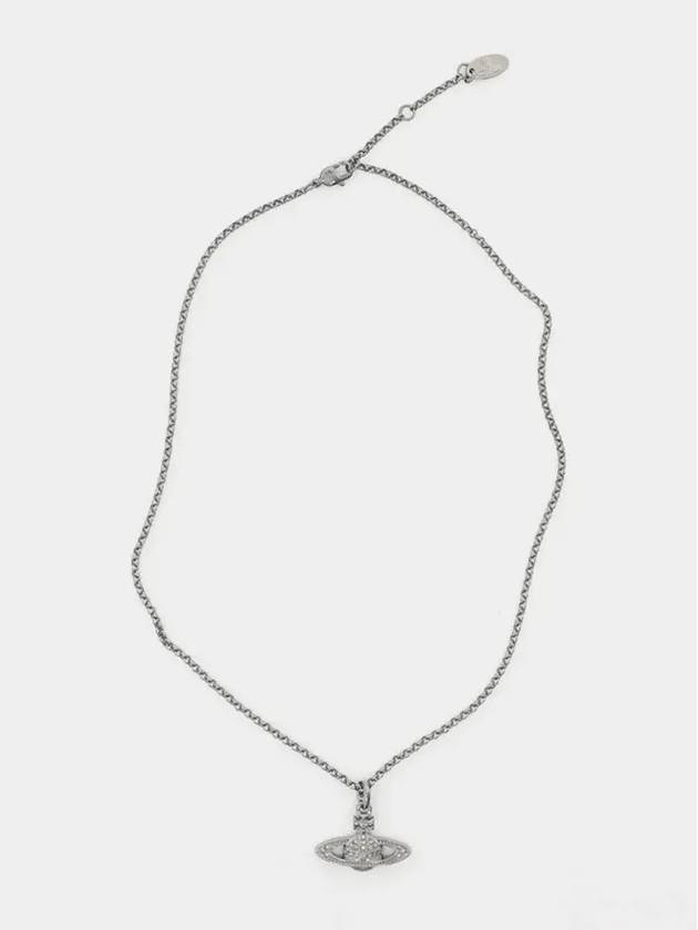 Mini Bas Relief Pendant Necklace Silver - VIVIENNE WESTWOOD - BALAAN 4