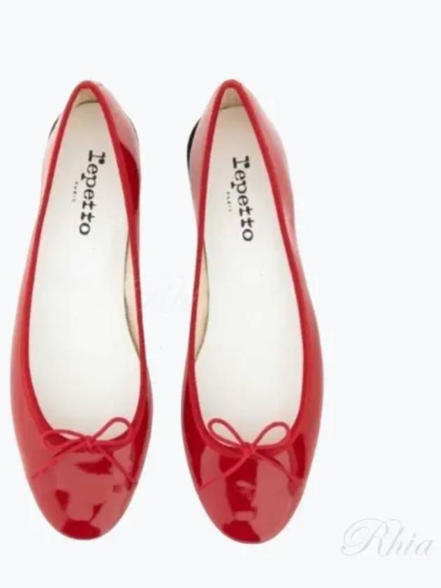 Women's Cendrillon Leather Ballerinas Flat Flammy Red - REPETTO - BALAAN 2