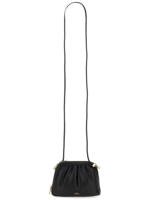 Ninon Small Drawstring Cross Bag Black - A.P.C. - BALAAN 3