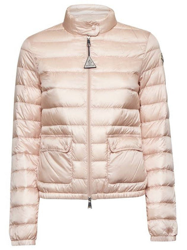 Lans High Neck Zip-Up Padding Pink - MONCLER - BALAAN 1