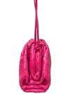 Women s 585852 Intrecciato hot pink color dumpling bag mini cross - BOTTEGA VENETA - BALAAN 4