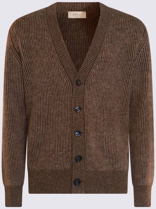 Altea Brown Wool Knitwear - ALTEA - BALAAN 1