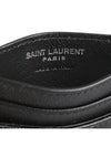 Cassandre Matelasse Card Case In Grain De Poudre Embossed Leather Black - SAINT LAURENT - BALAAN 6