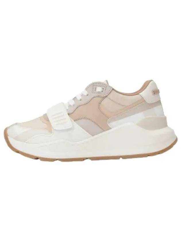 Check panel sneakers beige - BURBERRY - BALAAN 1