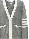 armband women s color matching cardigan FKC568A 055 - THOM BROWNE - BALAAN 3