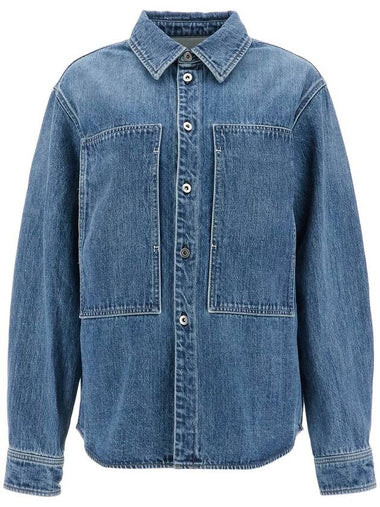 denim overshirt - JIL SANDER - BALAAN 1