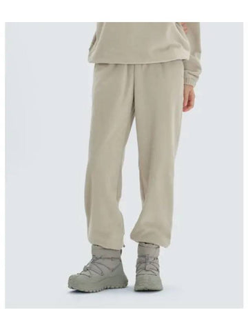 Fleece Women s Jogger Pants S24WWFFP79 Beige - SNOW PEAK - BALAAN 1