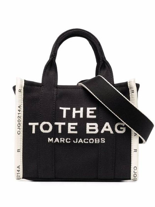 Jacquard Small Tote Bag Black - MARC JACOBS - BALAAN 1