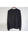 L Black small heart embroidery sweatshirt BFUSW001 730 - AMI - BALAAN 6