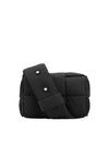 Padded Cassette Mini Cross Bag Black - BOTTEGA VENETA - BALAAN 3