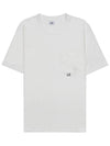 CP Company 241 Jersey Garment Dyed Pocket TShirt 16CMTS086A 005431G 103 T Shirt - CP COMPANY - BALAAN 11