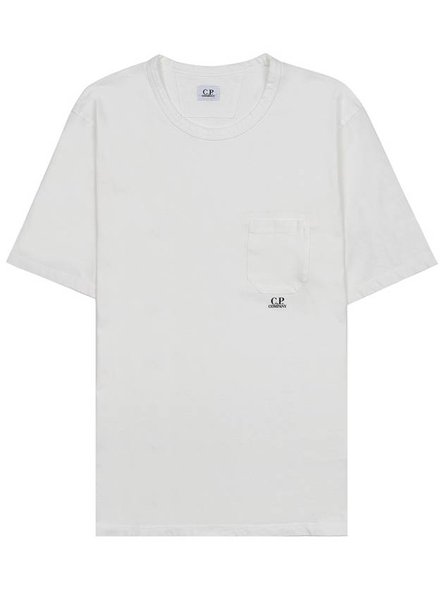 CP Company 241 Jersey Garment Dyed Pocket TShirt 16CMTS086A 005431G 103 T Shirt - CP COMPANY - BALAAN 11