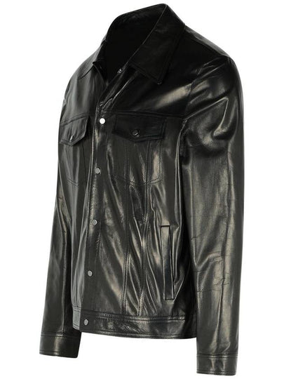 Salvatore Santoro Black Leather Jacket - SALVATORE SANTORO - BALAAN 2