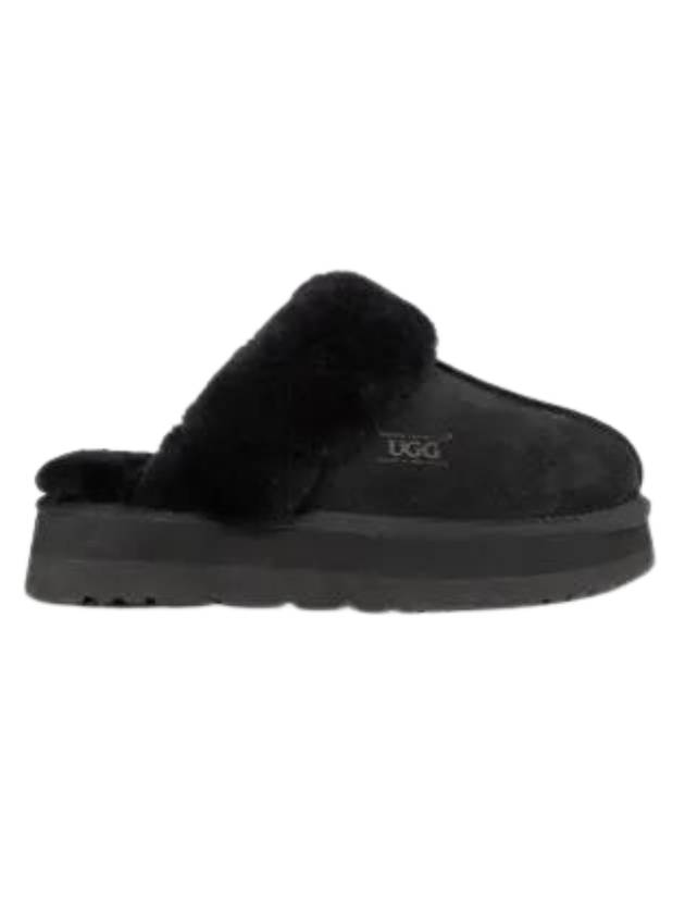 Disquette Platform Fleece Mule Black - OZWEAR UGG - BALAAN 1