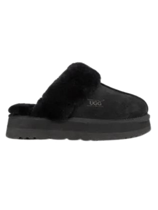 Disqut Platform Fleece Mule Black - OZWEAR UGG - BALAAN 1