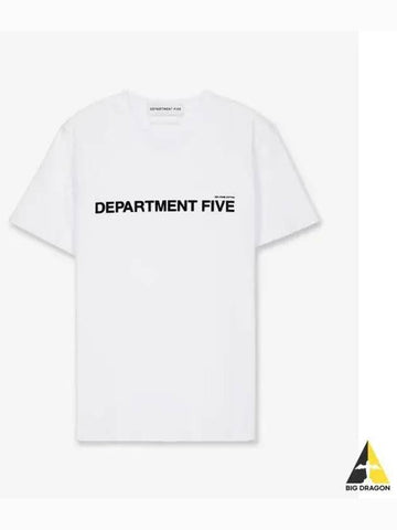 DEPARTMENT FIVE Logo Short Sleeve T Shirt White UT5062JF0015000PF2001 - DEPARTMENT 5 - BALAAN 1