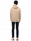 Embroidered EKD Cotton Hoodie Beige - BURBERRY - BALAAN 6