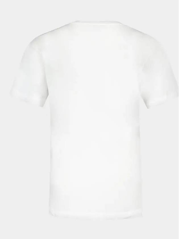 Heart Logo Cotton Short Sleeve T-Shirt White - A.P.C. - BALAAN 3