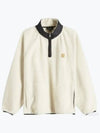 Logo Applique Fleece Sweatshirt Beige - A.P.C. - BALAAN 2