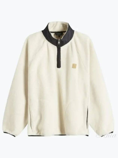 Logo Applique Fleece Sweatshirt Beige - A.P.C. - BALAAN 2