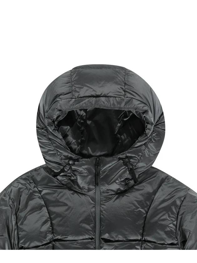 Fade Goose Down Short Puffer Charcoal - OFFGRID - BALAAN 4