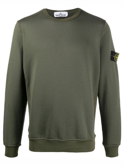 Wappen Patch Sweatshirt Dark Green - STONE ISLAND - BALAAN 2