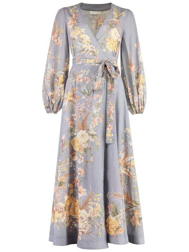 Zimmermann Tallow Wrap-Dress - ZIMMERMANN - BALAAN 1