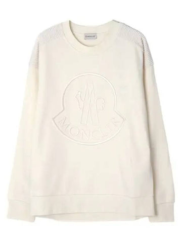 Embroidered Logo Sweatshirt Women s - MONCLER - BALAAN 1