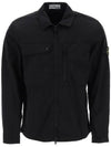 Supima Cotton Twill Stretch-TC Jacket Black - STONE ISLAND - BALAAN 2