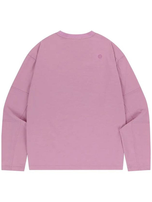 Shield Graphic Sorona Panel Long T Shirt Pink - OFFGRID - BALAAN 2