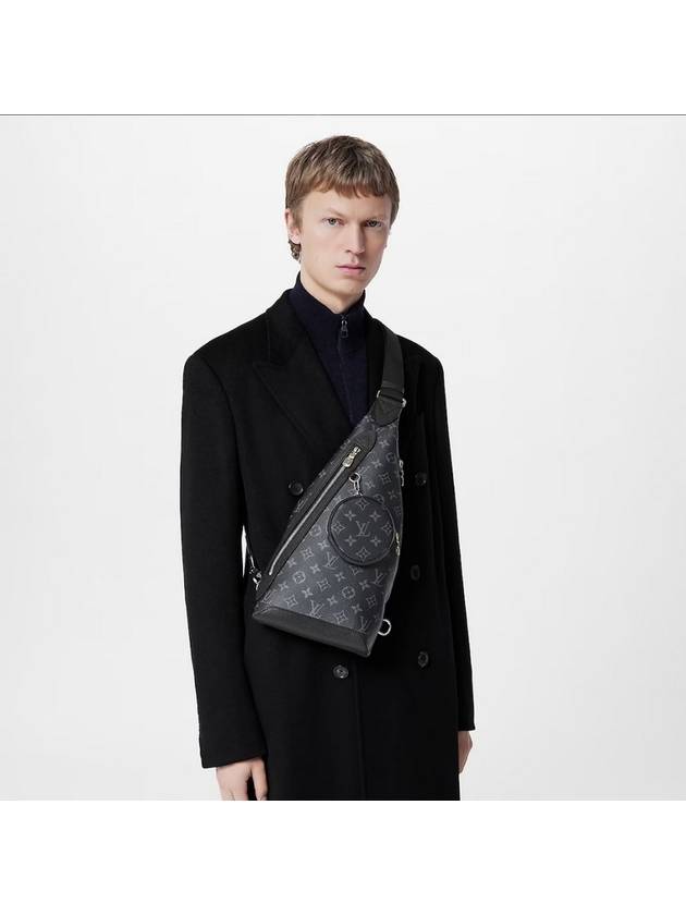 Duo Monogram Sling Bag Black - LOUIS VUITTON - BALAAN 7