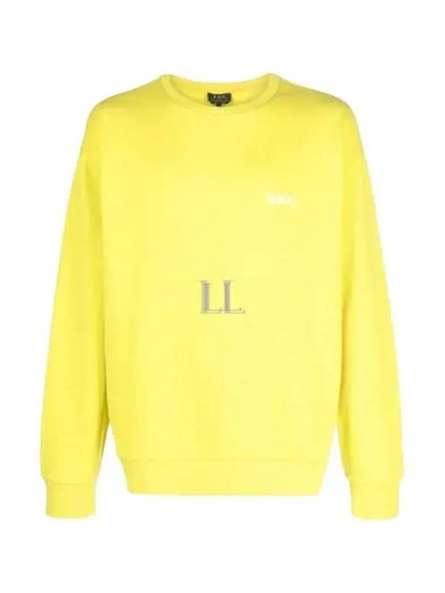 Clint Chest Logo Sweatshirt Yellow - A.P.C. - BALAAN 2