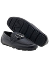 V Logo Leather Loafers Black - VALENTINO - BALAAN 6