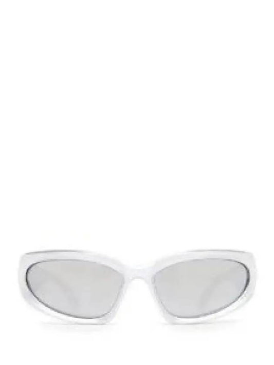 Eyewear Swift Acetate Oval Frame Sunglasses Silver - BALENCIAGA - BALAAN 2