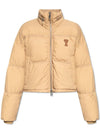 Ami Alexandre Mattiussi Puffer Jacket Women s Beige - AMI - BALAAN 1