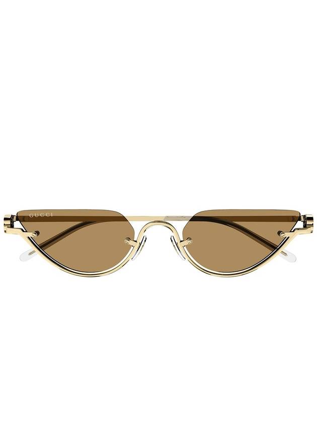 24SS Sunglasses GG1603S 002 GOLD GOLD BROWN - GUCCI - BALAAN 7