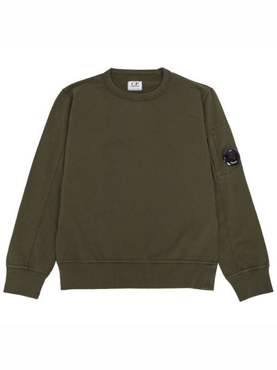 Kids Lens Patch Sweatshirt Green - CP COMPANY - BALAAN 2