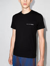 basic logo print crew neck short sleeve t-shirt black - COMME DES GARCONS - BALAAN 3