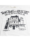 MM6 Logo Print Overfit Cotton Short Sleeve T-Shirt White - MAISON MARGIELA - BALAAN 4