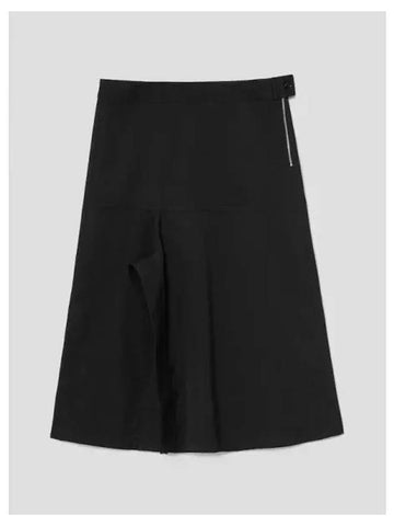 Women s Asymmetrical Wrap Over Skirt Black Domestic Product GM0024081377942 - LEMAIRE - BALAAN 1