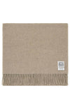 Fringe Edge Knit Muffler Beige - TOTEME - BALAAN 2